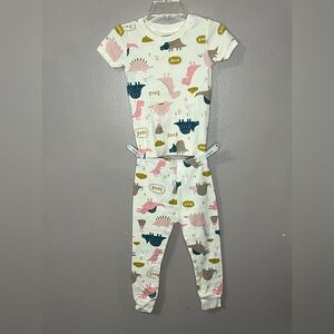 Unisex Dino-Print Pajama Set for
Toddler
